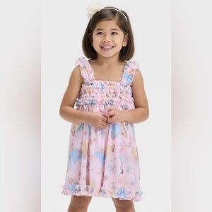 👑 Disney PRINCESSES Soft Tulle Layered Ruffled TODDLER GIRLS Fancy DRESS Size 2T